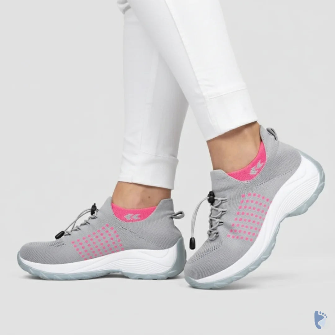 Cushiva Pro | Zapatos ortopédicos con amortiguación elástica y soporte total (unisex)