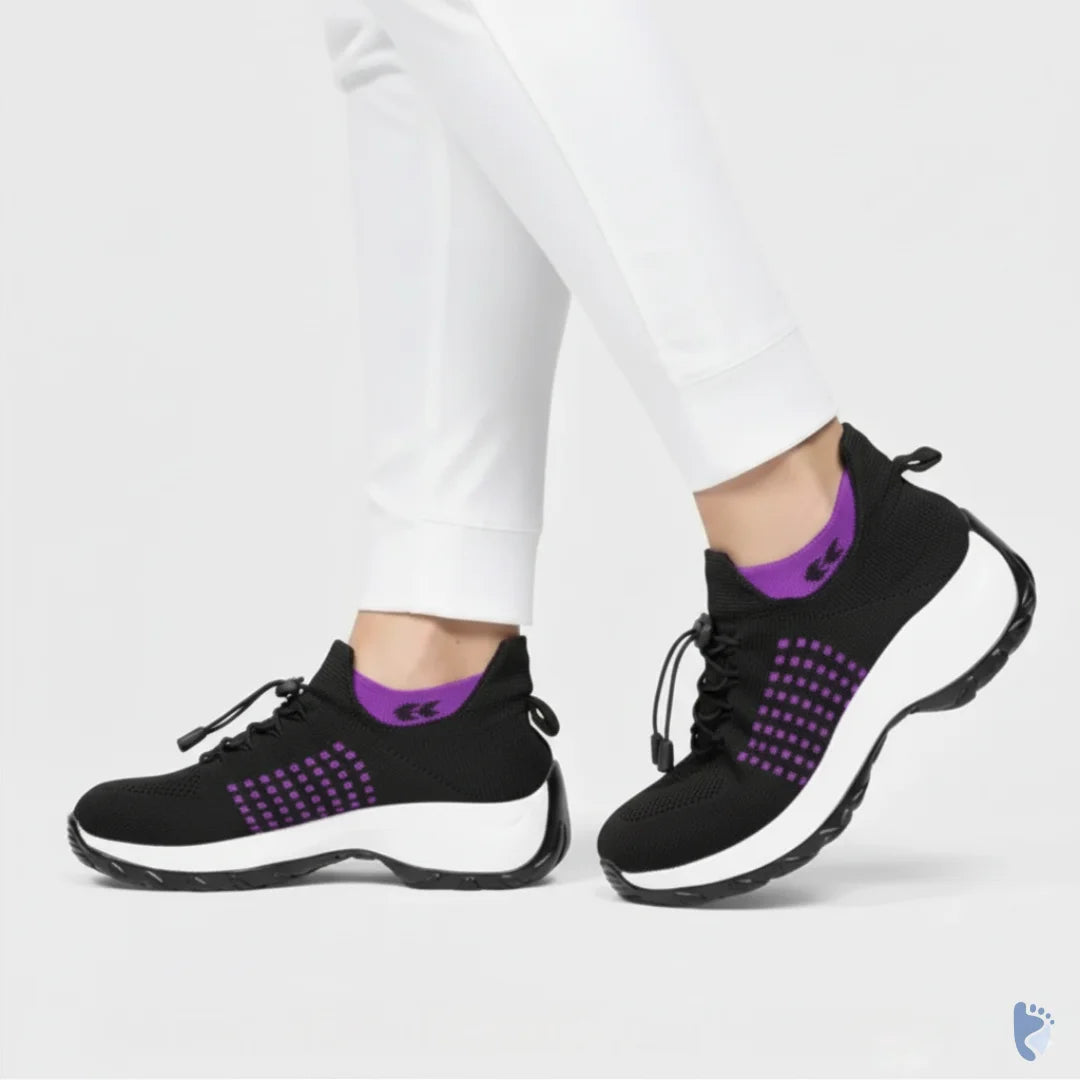 Cushiva Pro | Zapatos ortopédicos con amortiguación elástica y soporte total (unisex)