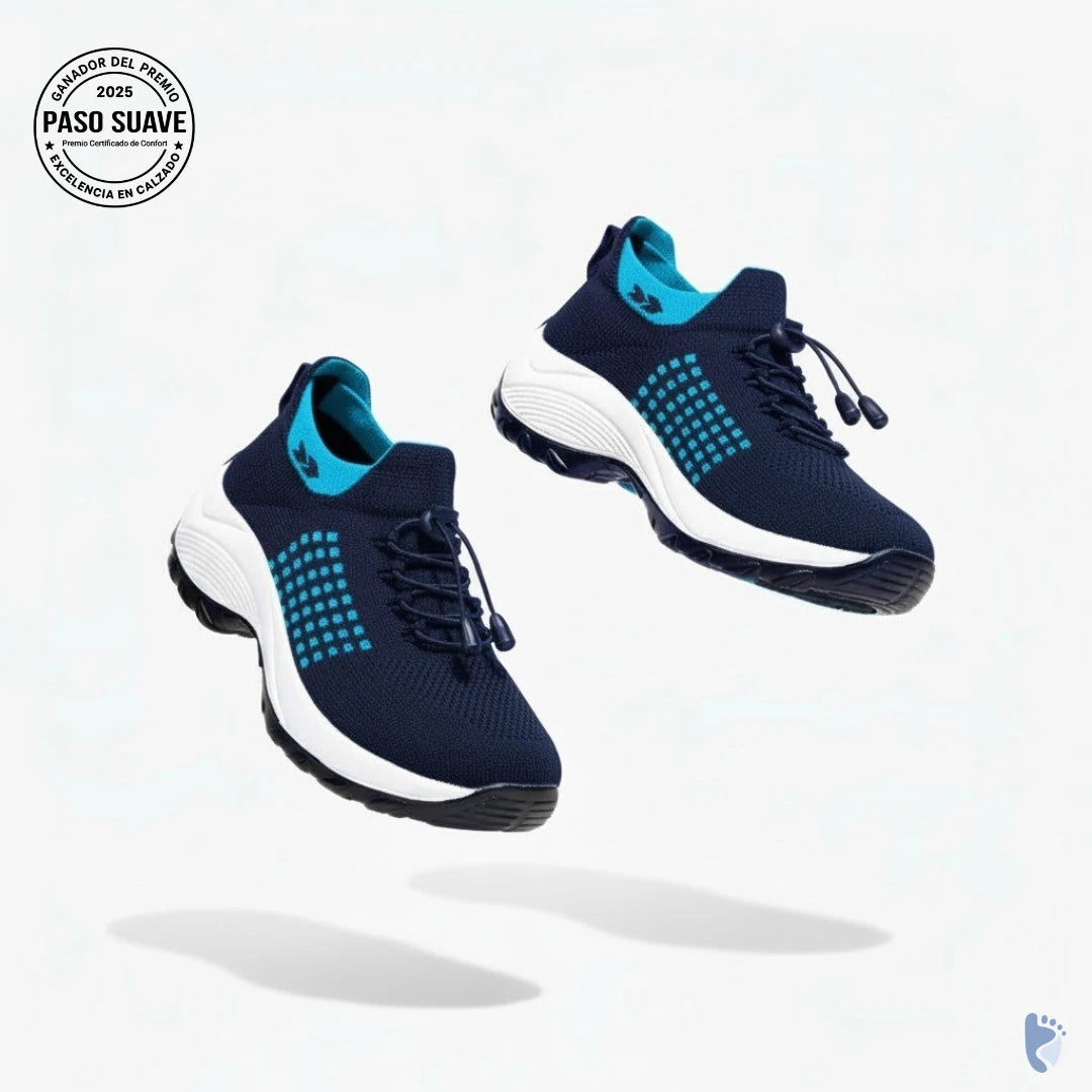 Cushiva Pro | Zapatos ortopédicos con amortiguación elástica y soporte total (unisex)