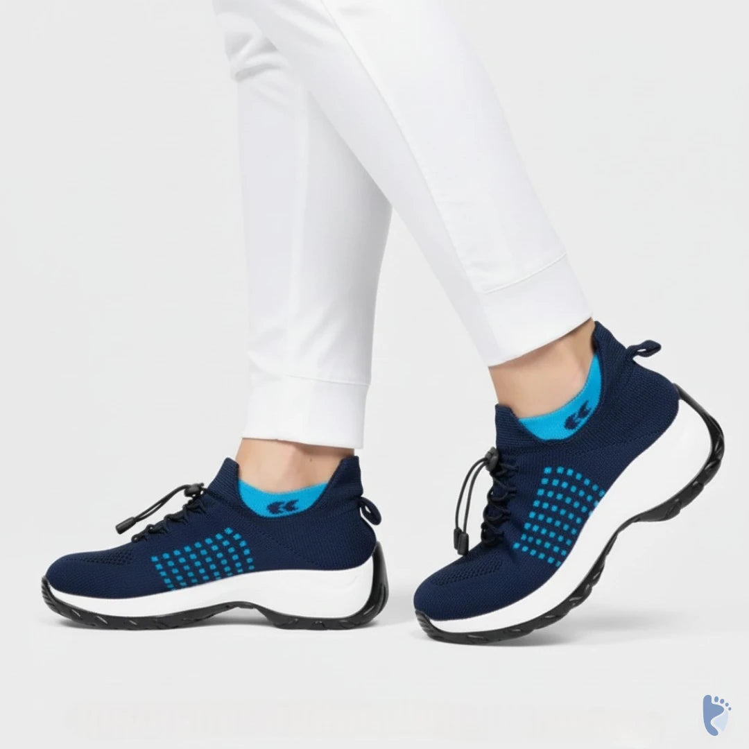 Cushiva Pro | Zapatos ortopédicos con amortiguación elástica y soporte total (unisex)