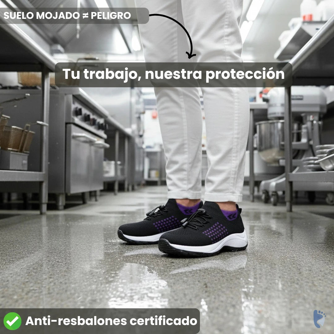 Cushiva Pro | Zapatos ortopédicos con amortiguación elástica y soporte total (unisex)